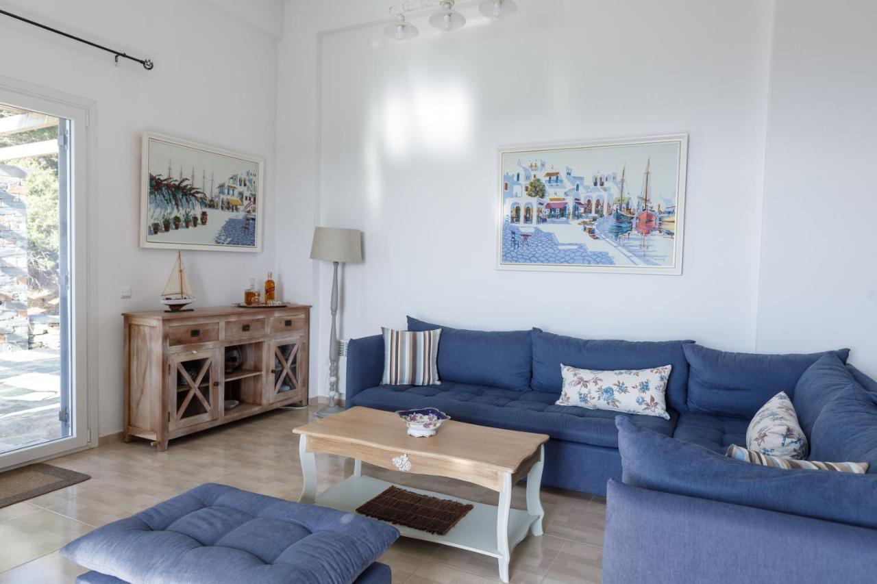Cycladic Villa With Sea View! Ioulis Luaran gambar
